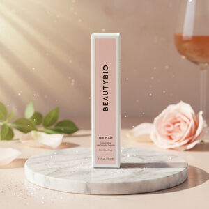 BeautyBio The Pout Volumizing Lip Serum Sparkling Rose NIB